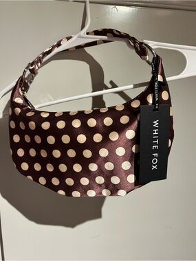 White Fox Aydin  Shoulder Bag Chocolate
Polka Dot